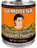 La Morena Nacho Sliced Green Jalapenos 200g x 1