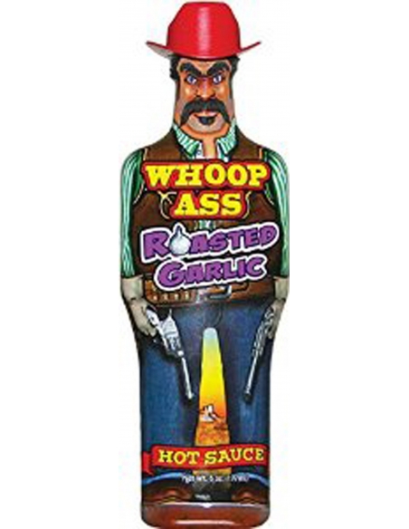 WhoopAss Hot Sauce - Roasted Garlic 177ml x 1