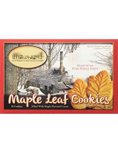 Butternut Mountain Farm Maple Cream Filled Cookies 400g x 1