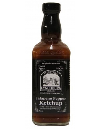 Lynchburg Ketchup z papryczką Jalapeno 454g Ostry i pikantny