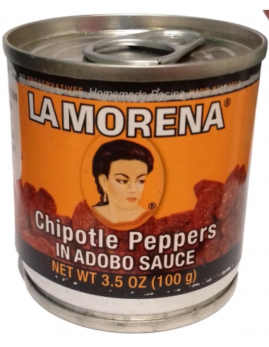 La Morena Pimientos de chipotle en Adobo Sauce 100g x 10