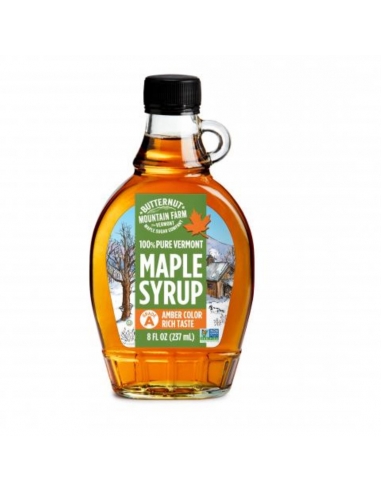 Butternut Mountain Maple Syrup glass bottle 237mL x 1