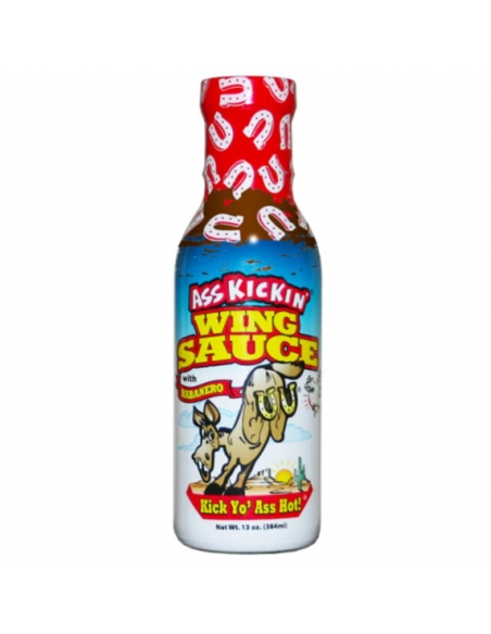 Salsa Ass Kickin' Wing con Habanero 384mL