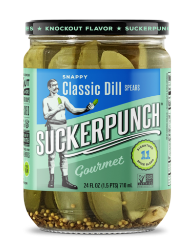 Sukcerpunch Pickle Spears Classic Dill 710mL x 1