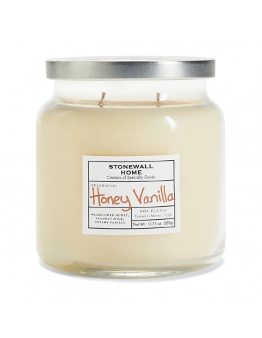 Stonewall Kitchen Honey Vanilla Medium Apothecary Candle x 1