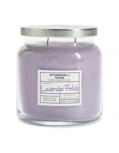 Stonewall Kitchen Lavender Fields Medium Apothecary Candle x 1