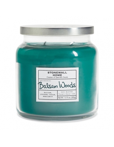 Stonewall Kitchen Balsam Woods Medium Apothecary Candle x 1