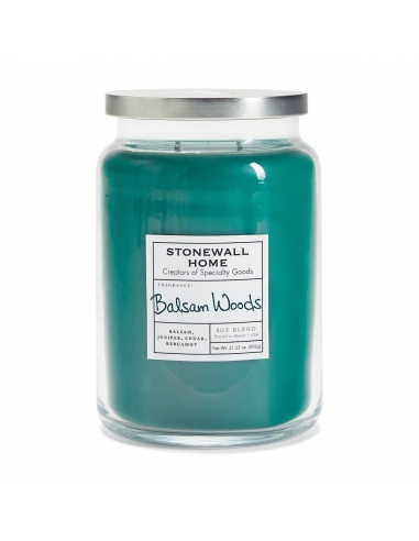 Stonewall Kitchen Balsam Woods 大型Apocary Candle