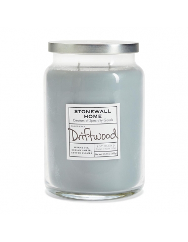 Stonewall Kitchen Driftwood Large Apothecary Candle x 1