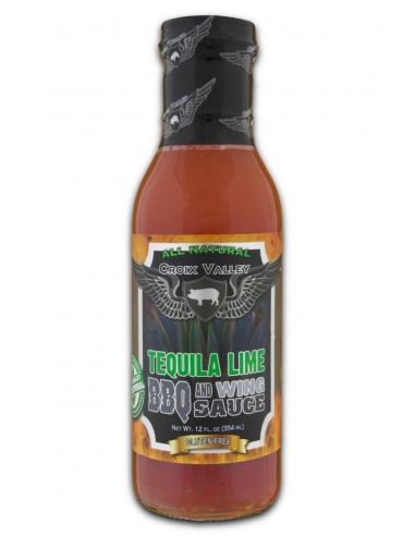 Croix Valley Tequila Lime BBQ and Wings Sauce 354mL x 1