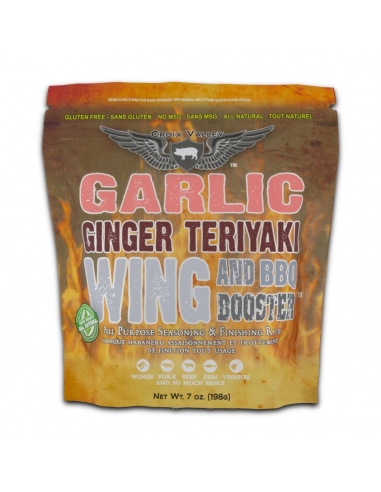Croix Valley Aile Teriyaki Ail Gingembre et Booster BBQ 198g