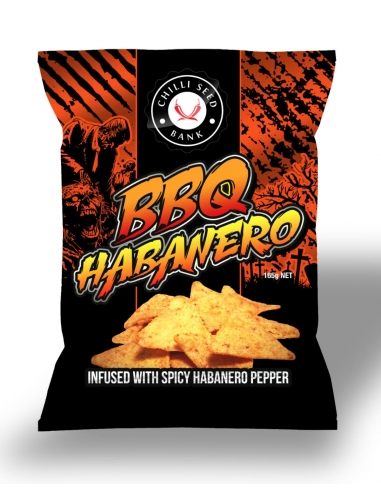 Chilli Seed Bank Hanabero BBQ Chips 85 g x 24