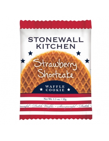 Stonewall Kitchen Waffle Cookie - Strawberry Shortcake x 8