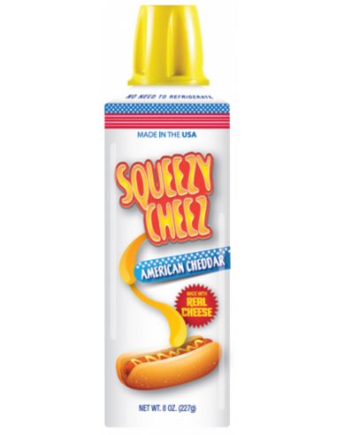 Squeezy Cheese Cheddar 227g