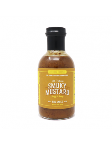 American Stockyard Smoky Mustard BBQ Sauce 383g x 1