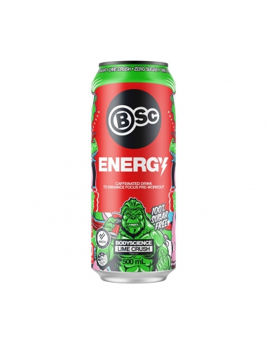 B Energy Lime Crush 500ml x 12