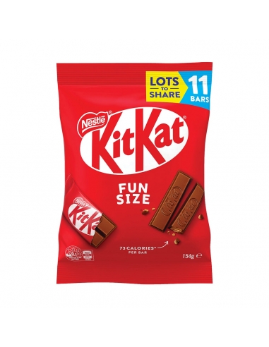 Kit Kat Chocolate con Leche Tamaño Divertido 154g x 12