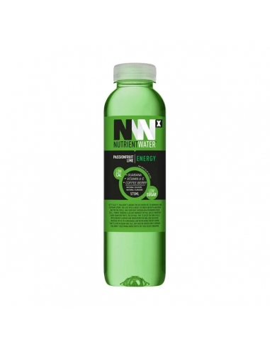 Nährstoffe Wasser Energy Passionsfrucht und Limette 575ml x 12