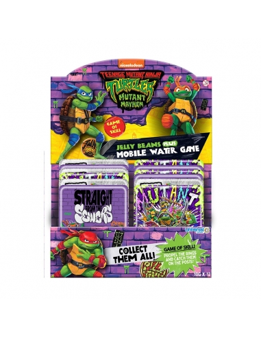 Teenage Mutant Ninja Turtles Moblie Water Game Plus Jelly Beans 10 g x 12
