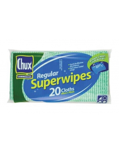 Chux Supertoallitas Superwipes Verde Regular 60x45cm 20s