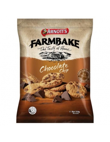 Arnotts Farmbake Chocolate Chip Cookies 310gm x 10