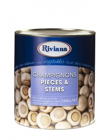 Riviana Foods 块和茎香菇 2.84kg