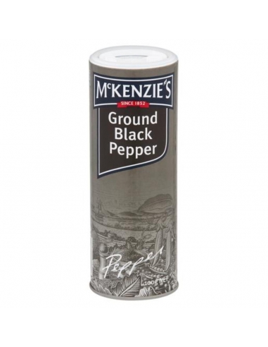 Poivre noir moulu McKenzie's 100 g