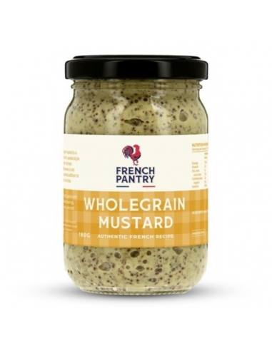 French Pantry Mustard Wholegrain 180 Gr x 1