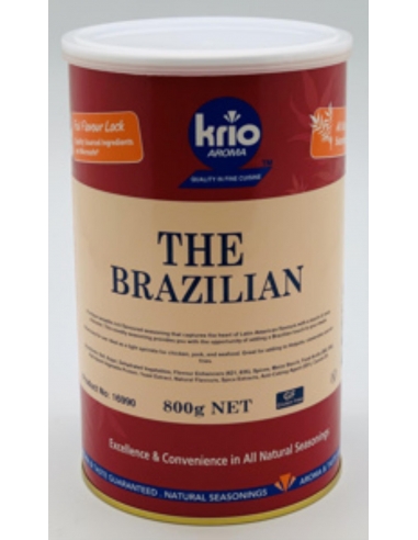 Krio Krush Seasoning The Brazilian Gluten Free 800 Gr x 1