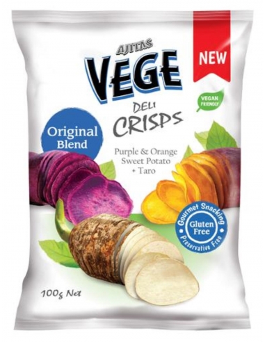 Ajitas Vege Deliver chips Originele 100g x 6