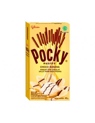 Pocky 巧克力香蕉饼干棒 42g x 10