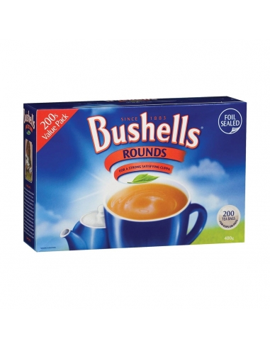 Bushells 圆形无标签茶袋 200 x 1