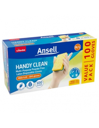 Ansell jednorazowa rękawiczka do czyszczenia rękawiczek 100 