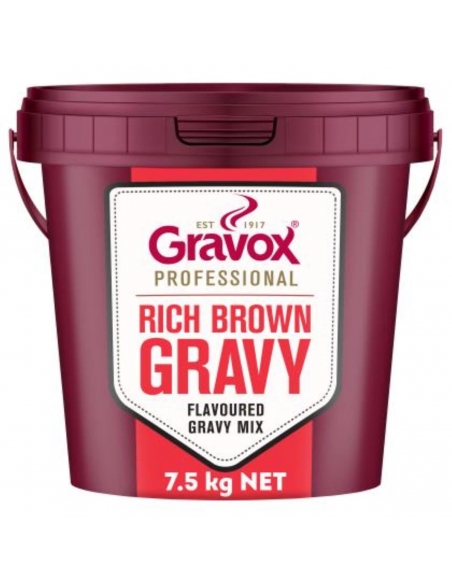 Gravox 肉汁混合浓棕色无麸质 7.5 公斤桶装