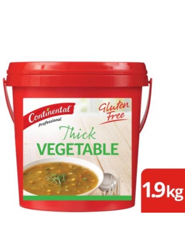 Continental Soup 厚蔬菜无麸质 1.9 公斤桶装