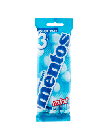 Mentos 薄荷味多件装 37.5 克 3 包 x 20