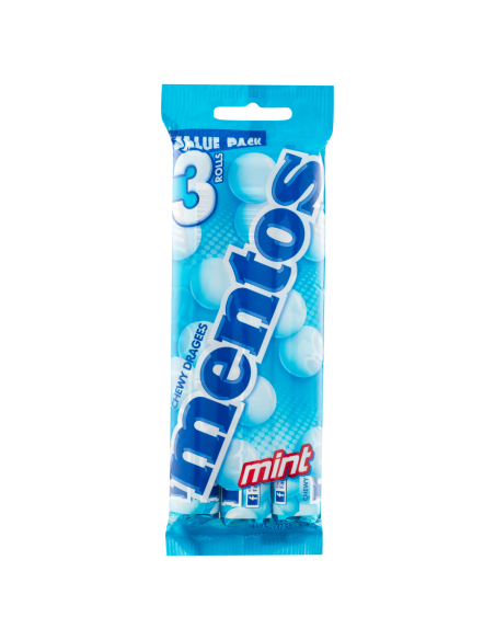 Mentos 薄荷味多件装 37.5 克 3 包 x 20