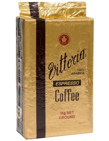 Vittoria Espressokoffie gemalen 1kg