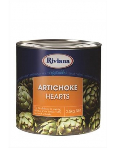 Riviana Artichokes Hearts 2.5 Kg x 1