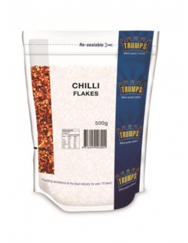 Trumps Chilli Flakes 500 Gr Packet