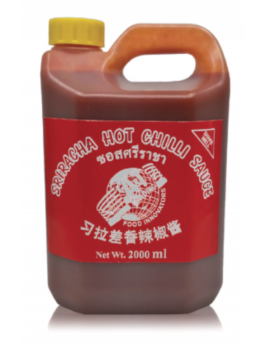 A&t Sauce Sriracha Hot Chilli 2 Lt Flasche