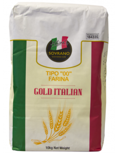 Alfinas Sovrano Farina 00 Gold Italiana Sacco da 10 Kg