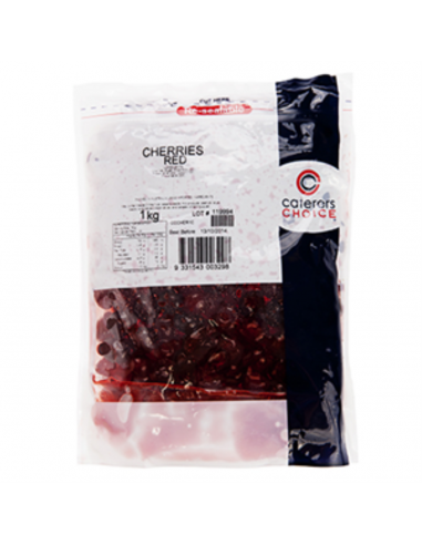 Caterers Choice Kirschen glasieren rot 1 kg Paket