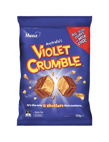 Violet Crumble Bag 150g x 10