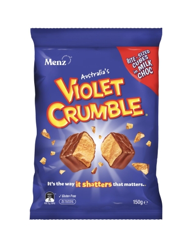 Violet Crumble Bolsa 150g x 10