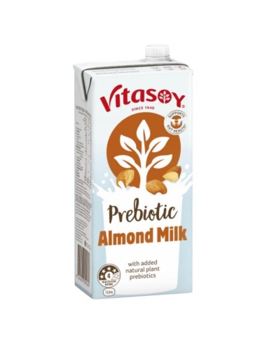 Vitasoy Almond Pre Biotic Uht Milk 1l x 12