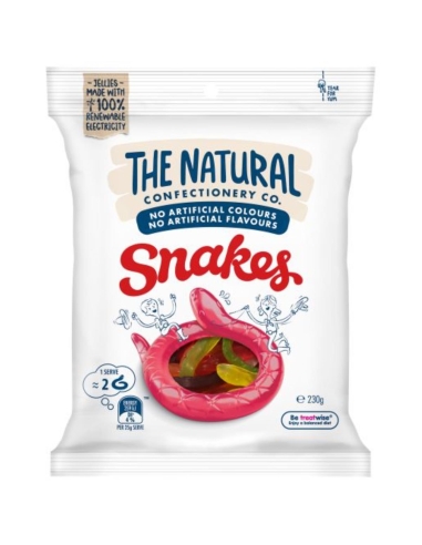 El Natural Confectionery Co Snakes 230g x 16
