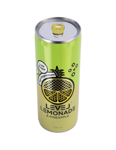 Level 柠檬水菠萝罐 300ml x 12