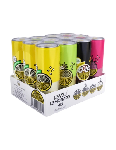 Level Limonade Gemengd 300ml x 12