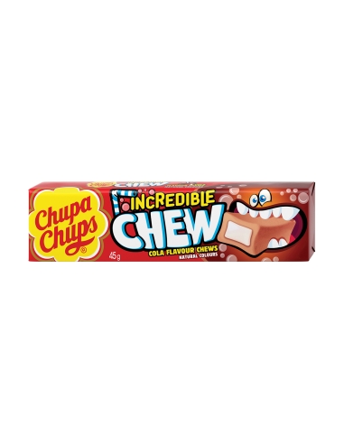 Chupa Chups Cola Incredible Chew Lecca lecca 45 g x 20
